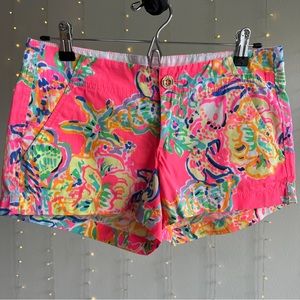 Lilly Pulitzer The Kerrie Short Size 0 Island Secret